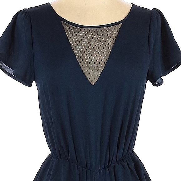 Beautiful I Love H81 Blue Romper. - Picture 3 of 4